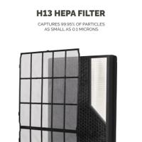 9799601 Fellowes HEPA Air Purifier, 80m², 38.3 dB, 45.9 dB, 55.8 dB, 69.5 dB