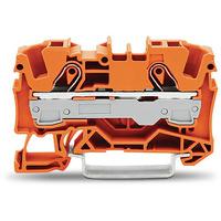 2006-1202 WAGO  TOPJOB S Series Orange, 6mm², 1-Level, Push In Termination, ATEX, CSA, IECEx