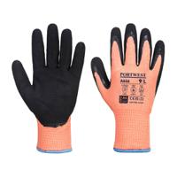 a646o8rs Portwest A646 - Vis-Tex Winter Cut D13 Nitrile Glove Black, Orange Acrylic Acrylic, Elastic, Fibreglass, High