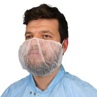 218-549 RS PRO White, One-Size Polypropylene, Beard Mask Type