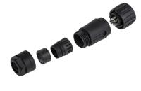 c016-30d006-100-12 Amphenol Industrial Circular Connector, 6 Contacts, Cable, Standard Connector, Socket, Female, IP67, Ecomate M Series