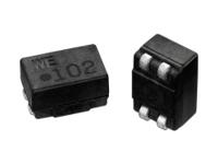 744228 Wurth Elektronik, WE-SL2 Surface Mount Common Mode Line Filter with a Ferrite Core, 25 μH Dual ±30 % 1 A Idc