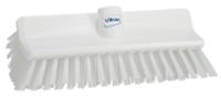 70475 Vikan Medium Bristle White Scrubbing Brush, 41mm bristle length, Polyester bristle material