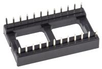 a-24-lc-tt ASSMANN WSW 2.54mm Pitch Vertical 24 Way, Through Hole Stamped Pin Open Frame IC Dip Socket, 1A