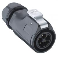 0252-04 Lumberg Circular Connector, 4 Contacts, Cable, Plug, Male, IP67, 02 Series