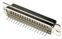 09670504754 HARTING D-Sub Standard 50 Way Through Hole D-sub Connector Socket, 2.76mm Pitch, with 3.05 mounting hole