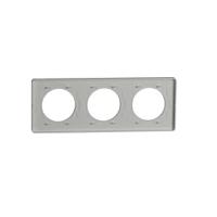 s520806 Schneider Electric White, 3 Gang, Odace
