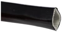 pf13058-bk005 Alpha Wire Expandable Braided Fiberglass PVC Black Cable Sleeve, 16.63mm Diameter, 30m Length, FIT Wire Management