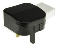 ecp-bnr-3a PowerConnections Europe to UK Mains Connector Converter, Rated At 3A