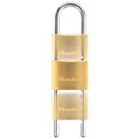 1950eurdcc Master Lock Padlock Brass Padlock, 8mm Shackle, 50mm Body