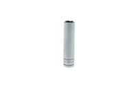 m140608-c Teng Tools 1/4 in Drive 8mm Deep Socket, 6 point, 49.5 mm Overall Length