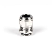210-0612 RS PRO Metallic Nickel Plated Brass Cable Gland, M40 Thread, 20mm min., 28mm max., IP68