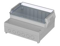 41200309-rcp-2000 Bopla RegloCard-Plus Series ABS, Polycarbonate Wall Box, IP65, Viewing Window, 213 mm x 185 mm x 104.5mm