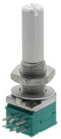rk09712200jb Alps Alpine RK097 10kΩ Rotary Carbon Film Potentiometer, Panel Mount (Through Hole), RK09712200JB