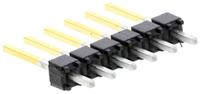 tsw-106-14-l-s Samtec TSW Series Straight Through Hole Pin Header, 6 Contact(s), 2.54 mm Pitch, 1 Row, Unshrouded