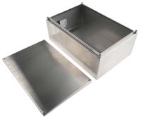 758-7065 RS PRO 304 Stainless Steel Terminal Box, IP66, 300 mm x 200 mm x 120mm