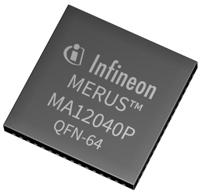 ma12040pxuma1 Infineon, 2-ChannelClass-D40W, 64-Pin QFN MA12040PXUMA1