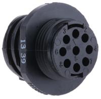 206486-2 TE Connectivity Circular Connector, 9 Contacts, Cable, Standard Connector, Socket, Male, CPC Series