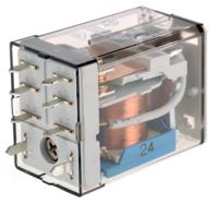 564290240000 Finder PCB Mount Power Relay, 24V dc Coil, 12A Switching Current, DPDT