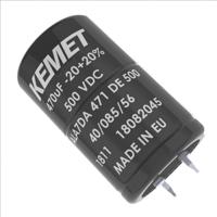 ala7da561dd400 KEMET 560μF Aluminium Electrolytic Capacitor 400V dc, Snap-In - ALA7DA561DD400