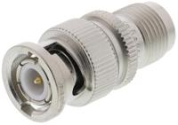 j01008b0010 Telegartner Straight RF Adapter BNC Plug to TNC Socket