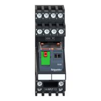rxm4ab2b7pvm Schneider Electric Harmony Relay RXM Series Interface Relay, DIN Rail Mount, 24V ac Coil, 4PDT, 4-Pole, 6A Load