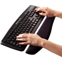 9252103 Fellowes Black Foam, Mesh Fabric, Plastic Wrist Rest 81 x 460.4 x 25.4mm 25.4mm Height