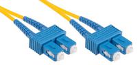 536-6670 RS PRO SC to SC Duplex Single Mode OS1 Fibre Optic Cable, 9/125μm, Yellow, 10m