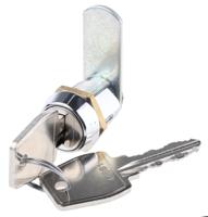 0806512 Euro-Locks a Lowe & Fletcher group Company Camlock, 20mm Panel-to-Tongue, 19.1 x 16.1mm Cutout, Key Unlock