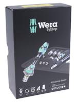 05051045001 Wera 26-Piece Metric 1/4 in Standard Socket/Bit Set with Ratchet, 6 point; Hex Bit; Phillips Bit; Pozidriv Bit; Slotted