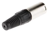 457-998 RS PRO Cable Mount XLR Connector, Male, 3 Way