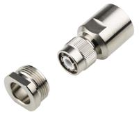 r143018000 Radiall, Plug Cable Mount TNC Connector, 50Ω, Clamp Termination, Straight Body