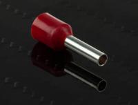 458-774 RS PRO Insulated Crimp Bootlace Ferrule, 8mm Pin Length, 1.7mm Pin Diameter, 1.5mm² Wire Size, Red