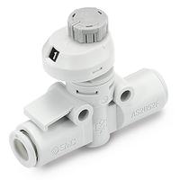 as3002fs-10 SMC AS3 Series Threaded Pneumatic Silencer & Exhaust Restrictor Function Fitting, R 3/8 Inlet Port, 10mm Tube Inlet