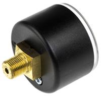 7203726 WIKA Analogue Pressure Gauge 0bar Back Entry 40mm Outside Diameter, UKAS