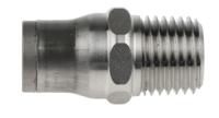 3805-08-14 Legris LF3800 Series Straight Threaded Adaptor, NPT 1/4 Male to Push In 8 mm, Threaded-to-Tube Connection Style