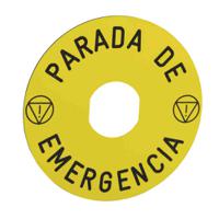 zby8430 Schneider Electric Legend, Parada De Emergencia