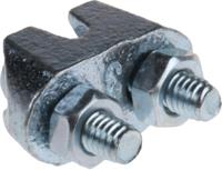 491-5388 RS PRO Steel 3mm Diameter Wire Rope Clamp