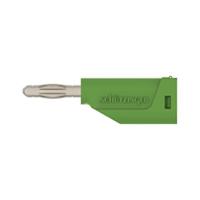 rs-fk-15-s-ni-gn Schutzinger Green Male Banana Connector, 4 mm Connector, Screw Termination, 30 V ac, 60 V dc, Nickel Plating