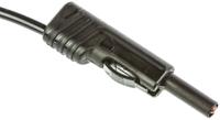 973647100 Hirschmann Test & Measurement, 16A, 60V dc, Black, 2m Lead Length