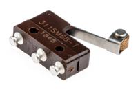 311sm68-t Honeywell Roller Lever Micro Switch, Solder Terminal, 1 A, SP-CO