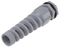 pns34-sl080 Alpha Wire FIT Wire Management Series Slate Chloroprene Rubber (O-Ring/Seal), Polyamide Cable Gland, NPT 3/4in Thread,