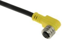 1200270090 Brad from Molex Female 3 way M8 to 3 way Free End Sensor Actuator Cable, 2 m