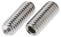 187-0816 Plain Stainless Steel Hex Socket Set M6 x 16mm Grub Screw