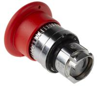 zb4bt84 Schneider Electric Harmony, Red, Pull to Reset 40mm Mushroom Head Emergency Button