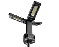 276-1118 RS PRO Portable Floodlight, 66 LED, 70 W, 700 lm, 1200 lm, 2000 lm, IP54, 5 V