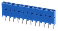 75915-412lf Amphenol Communications Solutions Dubox Series Straight Through Hole Mount PCB Socket, 12-Contact, 1-Row, 2.54mm Pitch,