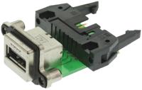 musba21130 Amphenol Communications Solutions Right Angle, Through Hole, Socket- Single Port Type A USB Connector