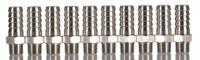 176-2020 RS PRO Hose Connector Hose Tail Adaptor, BSPT 1/8in 10mm ID, 5 MPa, 50 bar