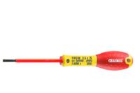 e050608 Expert by Facom Slotted Insulated Screwdriver, 5 mm, Slotted Head 3 mm Tip, VDE/1000V